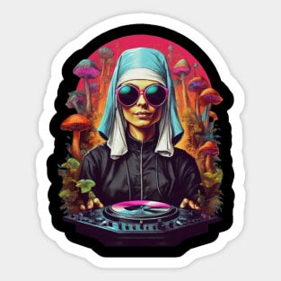 Techno T-Shirt - Psychedelic organism - Catsondrugs.com - Techno, rave, edm, festival, techno, trippy, music, 90s rave, psychedelic, party, trance, rave music, rave krispies, rave flyer T-Shirt Sticker